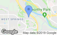 Map of South Calgary, AB