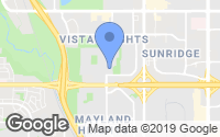 Map of South Calgary, AB