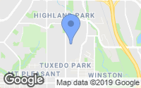 Map of South Calgary, AB