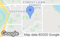 Map of South Calgary, AB