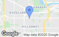 Map of South Calgary, AB