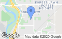 Map of South Calgary, AB