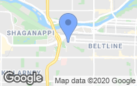 Map of South Calgary, AB