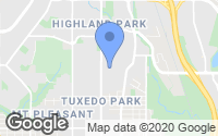 Map of South Calgary, AB