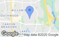 Map of South Calgary, AB